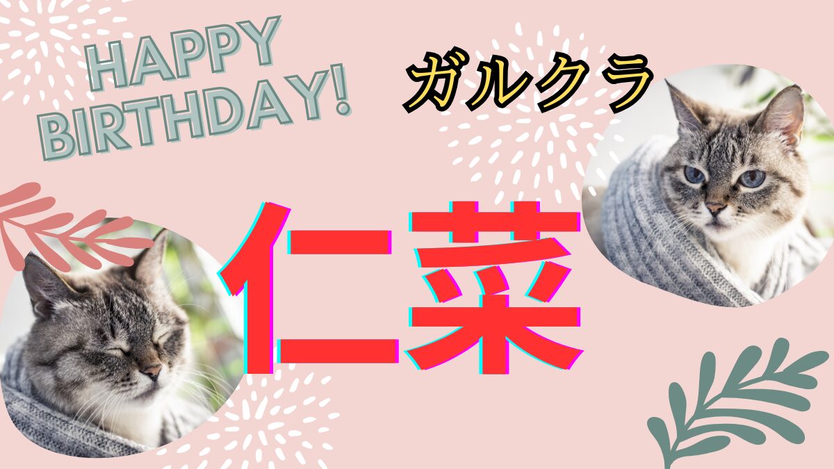 誕生日おめでとう仁菜！